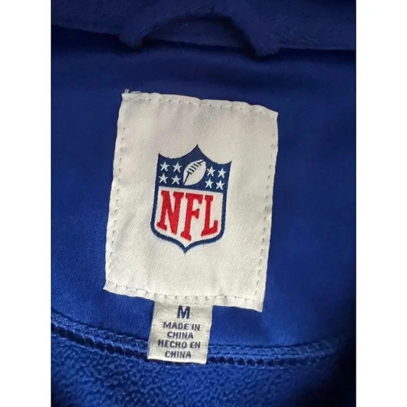 NFL Indianapolis Colts Blue Sweater Pullover 1/4 Zip Medium - Picture 5 of 6